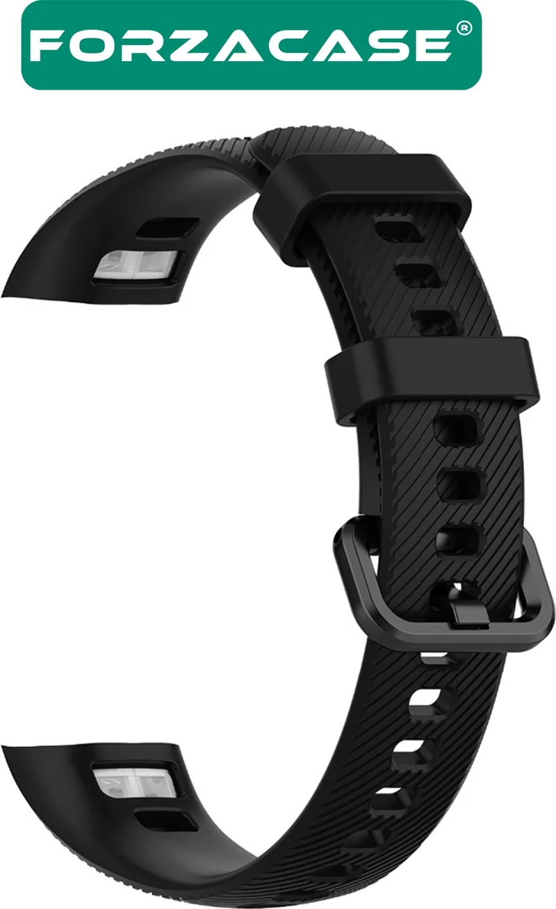 Forzacase Honor Band 5 - Striped Sporty Silicone Band Strap For Band 4 - FC154