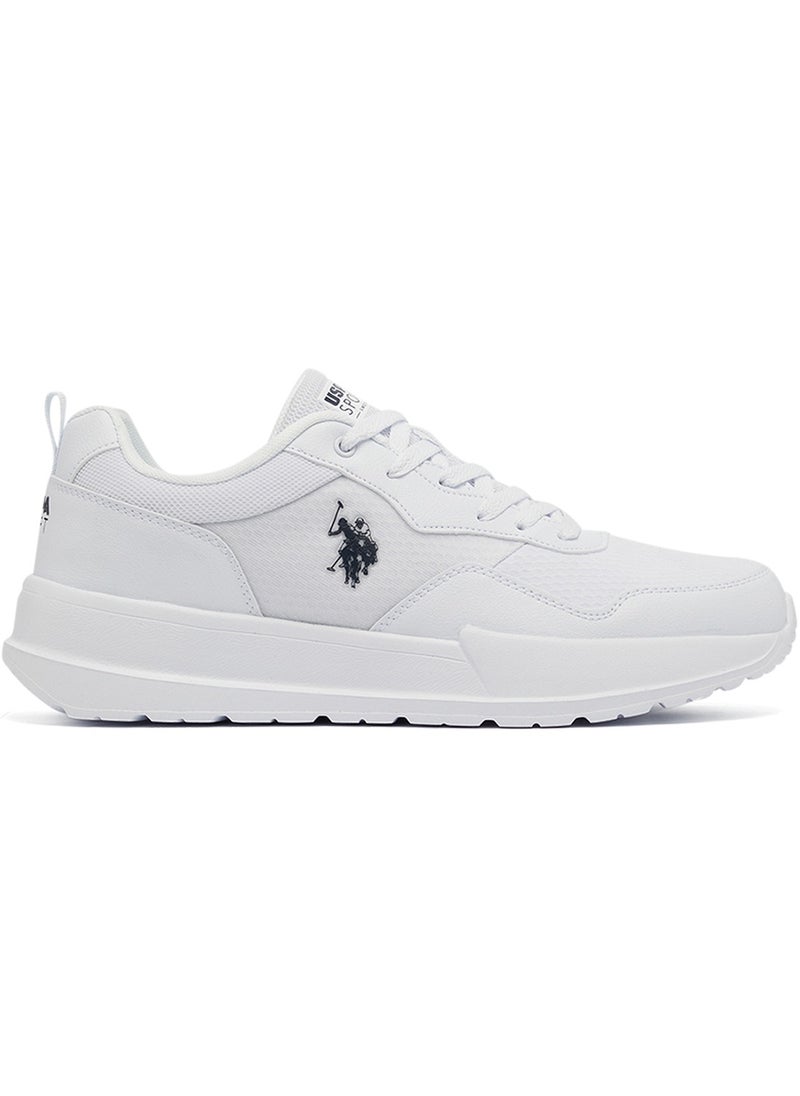 U.S. Polo Assn. - Men's White Low-Top Sneakers - Lightweight Lace-Up Design, Comfortable for Everyday Outfits - Image 1