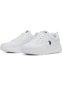 U.S. Polo Assn. Men's White Low-Top Sneakers - Lightweight Lace-Up Design, Comfortable for Everyday Outfits  - Image 2