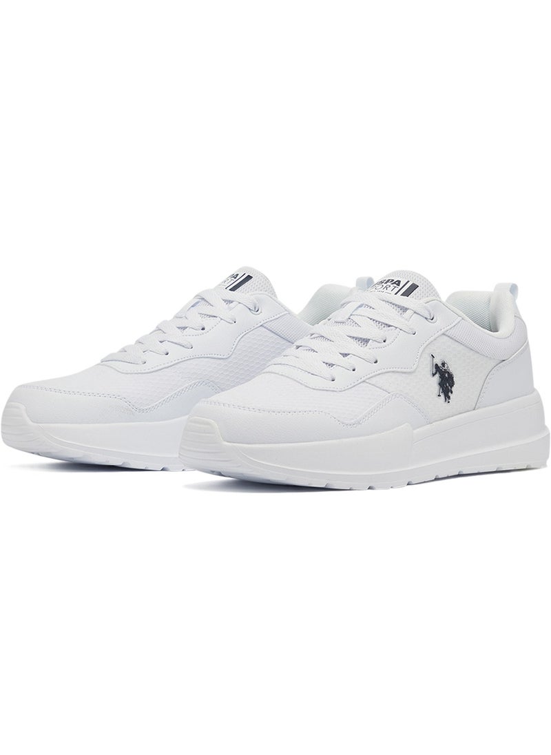 U.S. Polo Assn. - Men's White Low-Top Sneakers - Lightweight Lace-Up Design, Comfortable for Everyday Outfits - Image 1