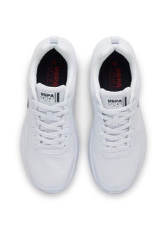 U.S. Polo Assn. Men's White Low-Top Sneakers - Lightweight Lace-Up Design, Comfortable for Everyday Outfits  - Image 4