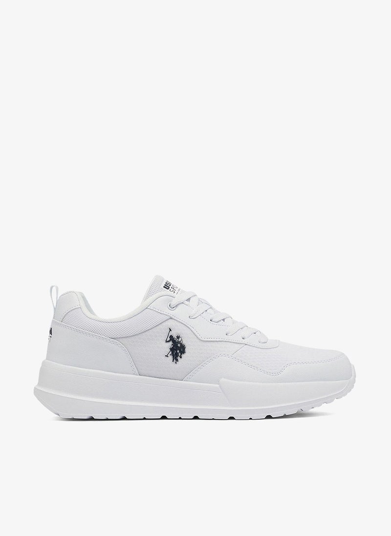 U.S. Polo Assn. Men's White Low-Top Sneakers - Lightweight Shoes Lace-Up Design, Comfortable for Everyday Outfits - Image 1