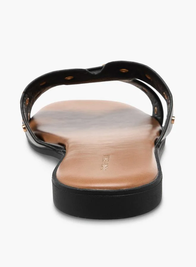 Flora Bella By Shoexpress Women Rivet Embellished Sandals