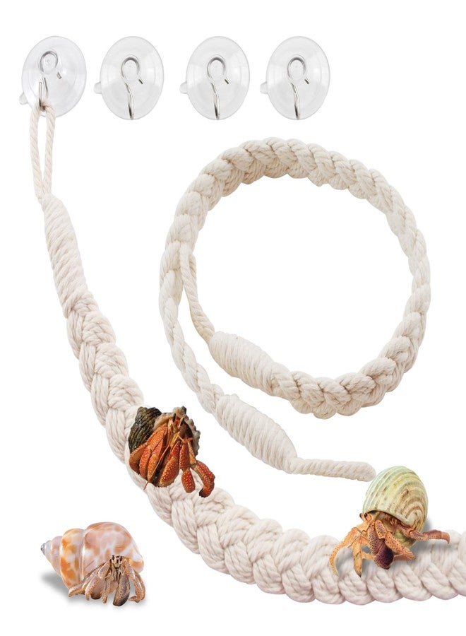 kathson 2 PCS 26 Inches Hermit Crab Climbing Toys,Reptile Vines Toy Hermit Crab Rope Ladder Bendable Hermit Crab Supplies Tank Terrarium Accessories for Hermit Crabs Lizards Leopard Geckos - Image 1