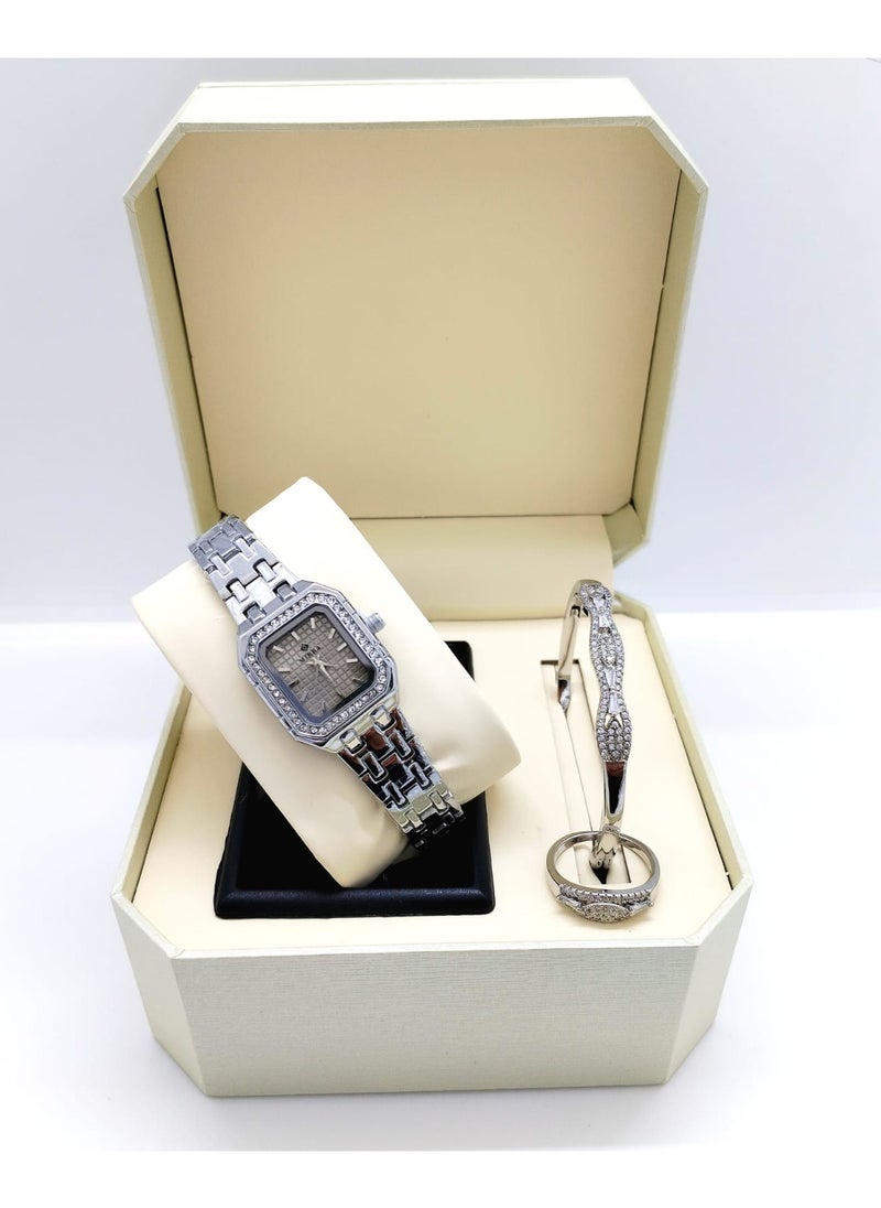 Women's watch set consisting of a watch, bracelet and ring - pzsku/Z5827FD1C316712D81DA2Z/45/_/1728577539/51a93c2d-55f3-4e9e-9f74-4b0d649b97cc