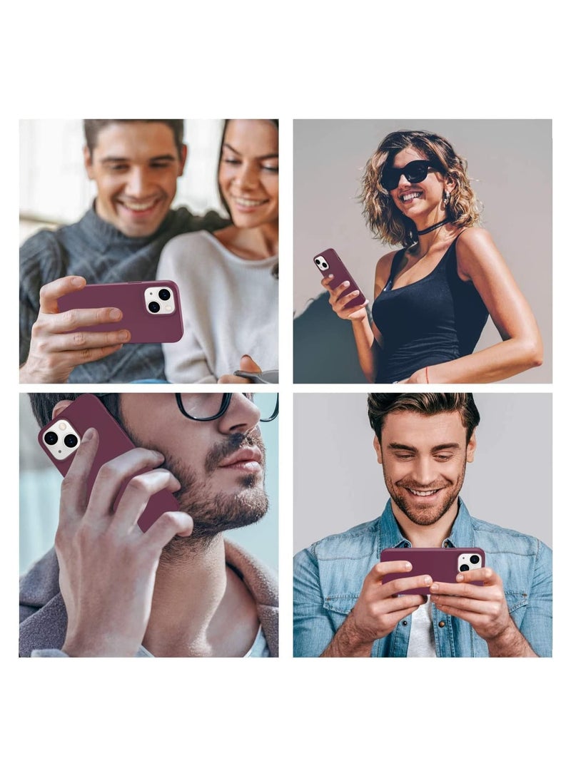 Case Compatible with iPhone 14, Liquid Silicone Ultra Slim Phone Case Shockproof iPhone 14 Cover with Inside Microfiber Lining, Protective Case - Image 5