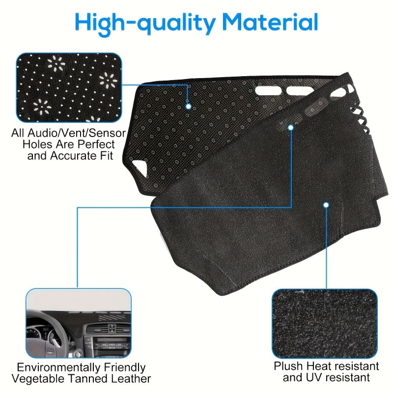 Black Non Slip Dash Pad Cover For IS250 IS350 2006 2011 Right Hand Drive - Image 5