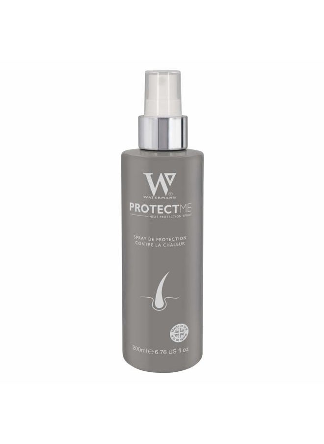 Watermans - Protect Me Thermal Protection Spray, Iron Straight Heat Spray that helps Resist Heat Damage to Hair & Tame Frizz, Pre-Iron Spray Leave-In 6.67 Oz - Image 1