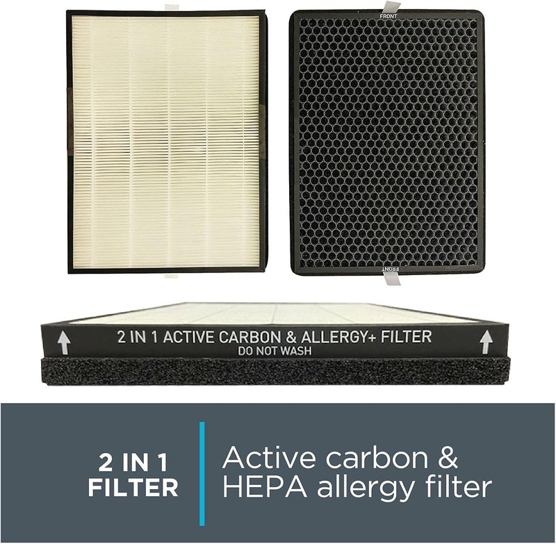 Rowenta Pure Air Mid Size 2in1 Active Carbon  Allergy Filter - Image 3