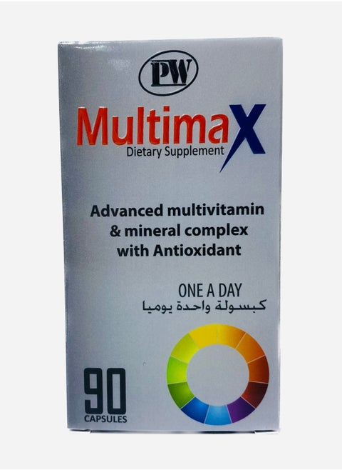 Multimax Advanced Multivitamin and Mineral Complex with Antioxidant Capsules 90s