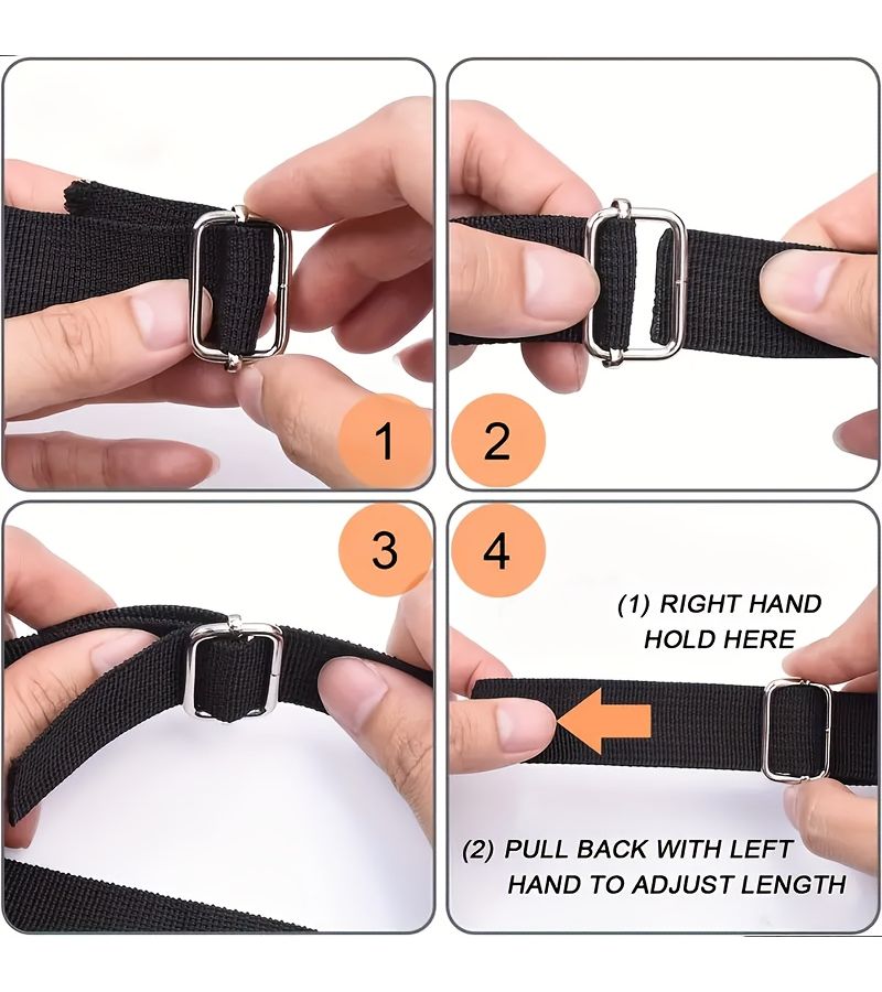 32pcs Bronze Heavy Duty Metal Adjustable Sliding Buckles For DIY Wallet Belt Backpack - Image 3