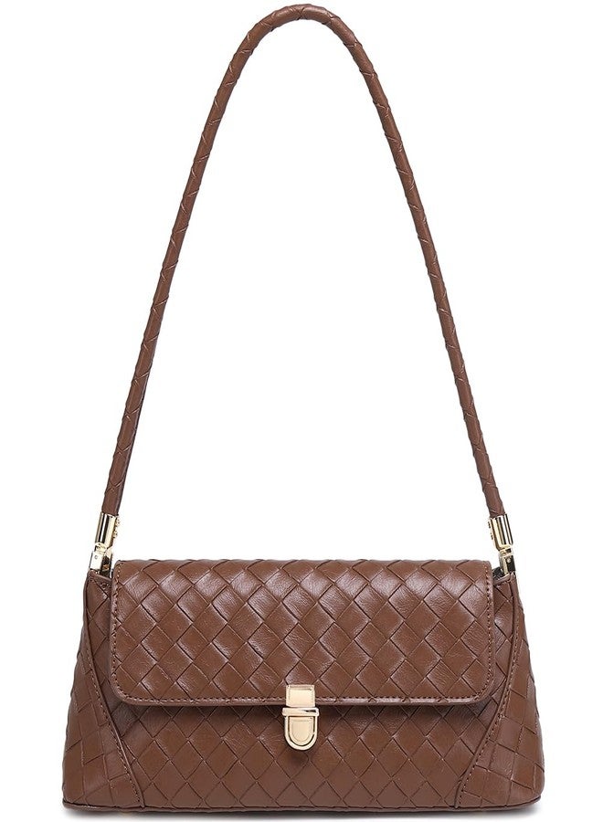WSRYDJDL Shoulder Bags for Women Vintage Handbag Retro Classic Small Purse Cute Hobo Tote Handbag Mini Clutch Purse, Bz Coffee - Image 1
