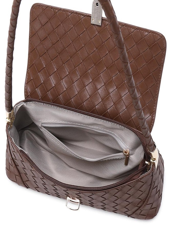 WSRYDJDL Shoulder Bags for Women Vintage Handbag Retro Classic Small Purse Cute Hobo Tote Handbag Mini Clutch Purse, Bz Coffee - Image 5
