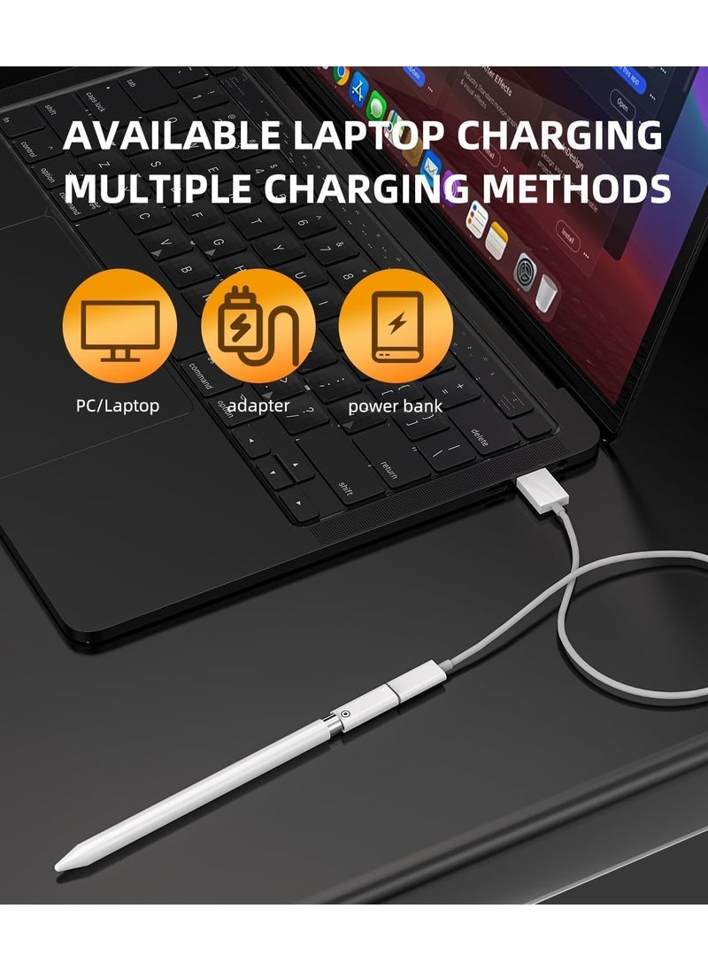 erorex Lightning Female to USB C Female Adapter,Pencil 1st Generation Charger Accessories for Ipad pencil Charging Accessory Converter for Iphone 14 13 12 11 Promax X Cable Connector  - Image 4