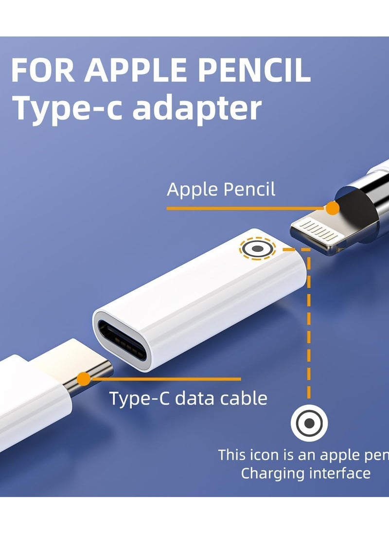 erorex Lightning Female to USB C Female Adapter,Pencil 1st Generation Charger Accessories for Ipad pencil Charging Accessory Converter for Iphone 14 13 12 11 Promax X Cable Connector  - Image 5