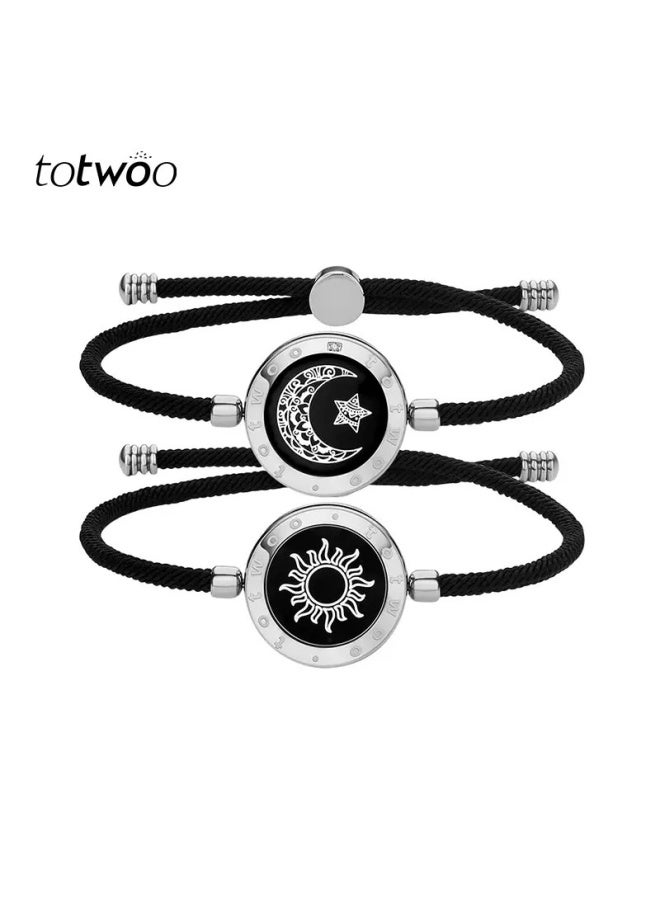 totwoo فهم عميق للحب، العلاقات عن بُعد، تفاعل الأزواج عن بُعد، سوار استشعار، خاتم ذكي، هدية عيد ميلاد - Image 1
