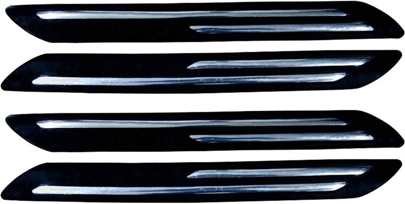 Autofact Car Accessories - Bumper Protector with Double Chrome Strip - for Honda City Zx (2004 to 2008 - (Set of 4) Home & light industrial compatible - Image 1