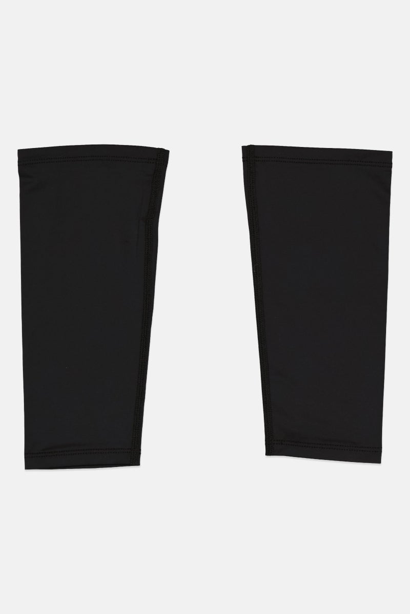 Reebok Men Brand Logo Compression Calf Sleeves, Black - Image 2