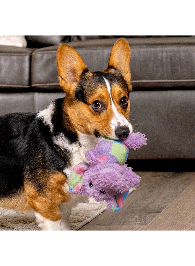 Pet Factory Logical Pet Patchwork Squeaky Plush Dog Toy, Randomly Selected - Bear OR Elephant, One Size - Image 2