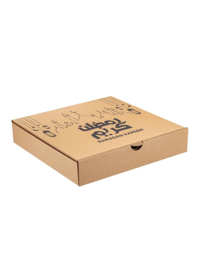 Duravel Pack Of 20,Medium Ramadan Kareem Iftar Meal Box Printed Corrugated Boxes Food Container Takeout Box | Iftar Snack Box made with Corrugated for Meals and Desserts - Image 5
