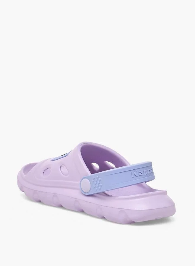Kappa LILAC Girls Logo Detail Slides for Women | Best Price UAE
