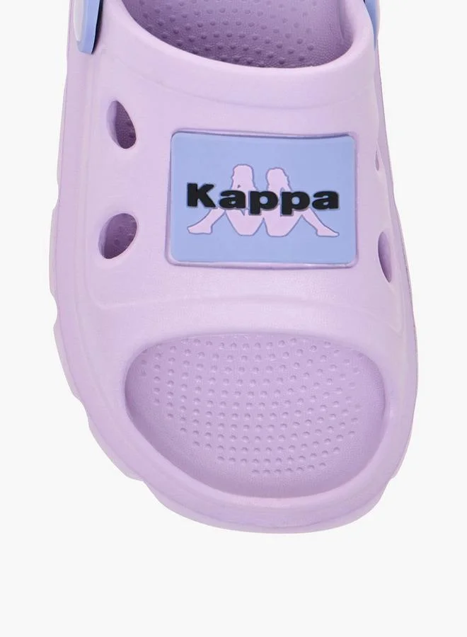Kappa LILAC Girls Logo Detail Slides for Women | Best Price UAE