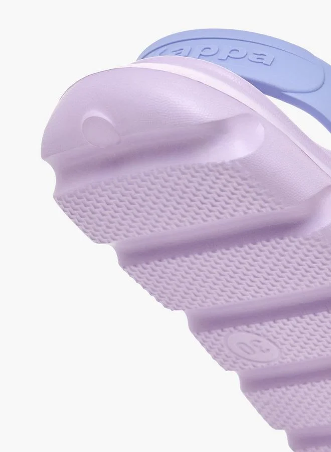 Kappa LILAC Girls Logo Detail Slides for Women | Best Price UAE