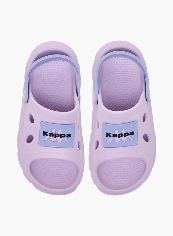 Kappa LILAC Girls Logo Detail Slides for Women | Best Price UAE
