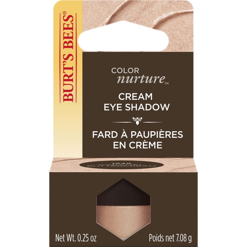 Burt's Bees Color Nurture Cream Eye Shadow With Buildable Color To Achieve Desired Intensity, Rose Cream â€“ 0.25 Ounce - Image 1