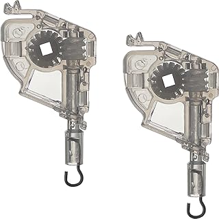 Cutelec Cutelec 2pcs Tilt Mechanism Hook for 2" Low Profile Horizontal Blinds Wand Tilter Connection with Square Shaped Gear  - Image 1