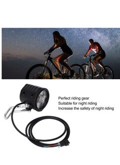 Excefore Electric Scooter Headlight, 2-in-1 Ebike Front Light with Horn,10 Inch Universal 12 to 72V , Easy to Install and Remove, Bicycle Headlight for Cycling Accessories  - Image 4