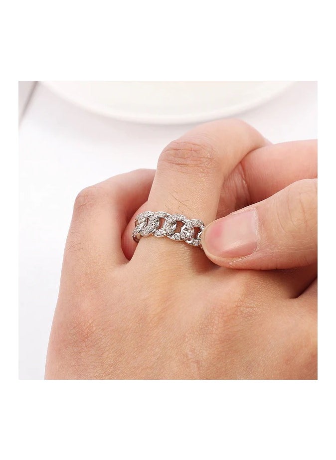 Generic - "Timeless Twists: The Twisted Ring in Silver 925 - A Stunningly Crafted Accessory That Symbolizes Uniqueness and Elegance, Perfectly Designed to Add a Touch of Sophistication to Any Ensemble, Celebrating the Beauty of Individuality and Style." - Image 1