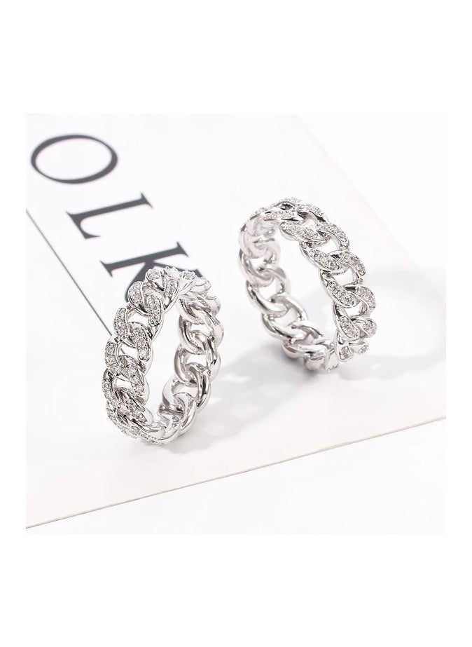 Generic - "Timeless Twists: The Twisted Ring in Silver 925 - A Stunningly Crafted Accessory That Symbolizes Uniqueness and Elegance, Perfectly Designed to Add a Touch of Sophistication to Any Ensemble, Celebrating the Beauty of Individuality and Style." - Image 1