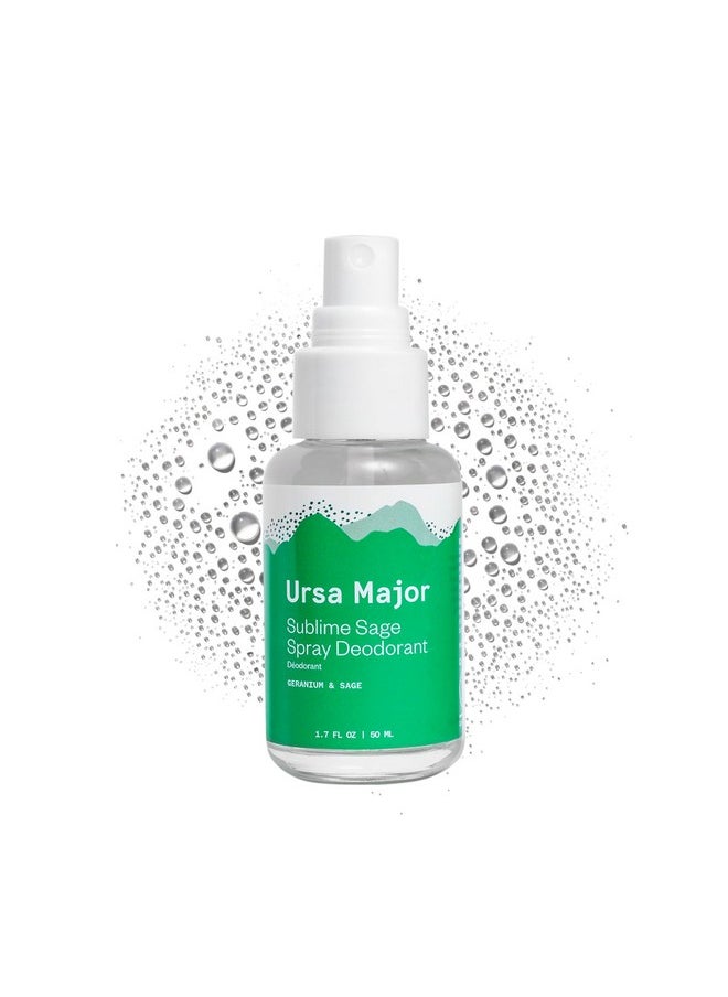 Ursa Major Ursa Major Sublime Sage Natural Spray Deodorant | Aluminum-free, Vegan, Cruelty-free, Non-Staining | 1.79 ounces  - Image 1