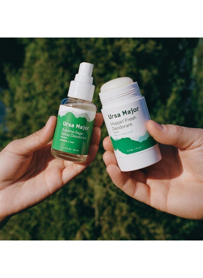 Ursa Major Ursa Major Sublime Sage Natural Spray Deodorant | Aluminum-free, Vegan, Cruelty-free, Non-Staining | 1.79 ounces  - Image 4