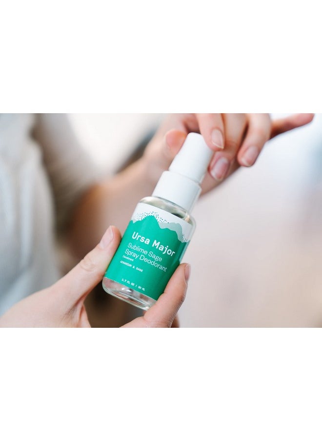 Ursa Major Ursa Major Sublime Sage Natural Spray Deodorant | Aluminum-free, Vegan, Cruelty-free, Non-Staining | 1.79 ounces  - Image 5