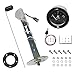 ZNDAW 2 52mm Fuel Level Gauge 12V Fuel Tank Meter wFuel Level Sensor E12F Pointer Universal Gauge Float Gas Tank Sending Unit for Boat Truck RV Motorcycle Car Accessories - Image 2