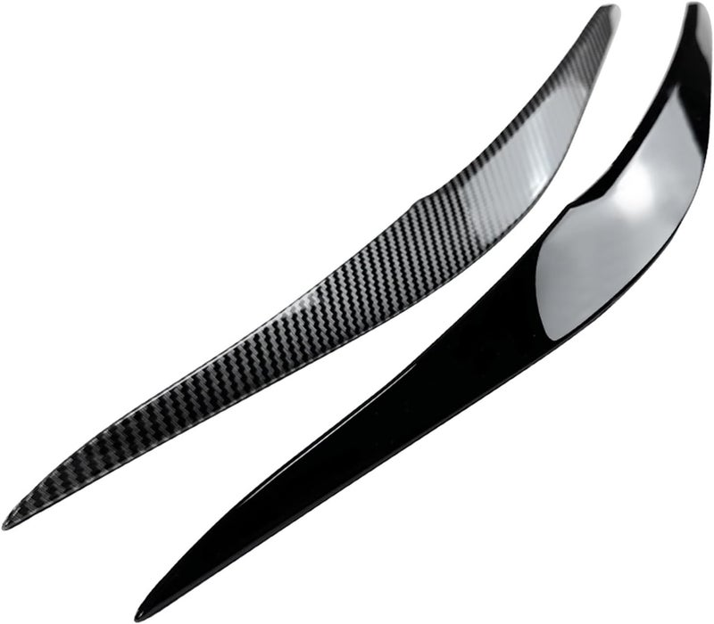 QASULER Car Headlight Eyebrow Eyelids Trim for BMW - Image 2