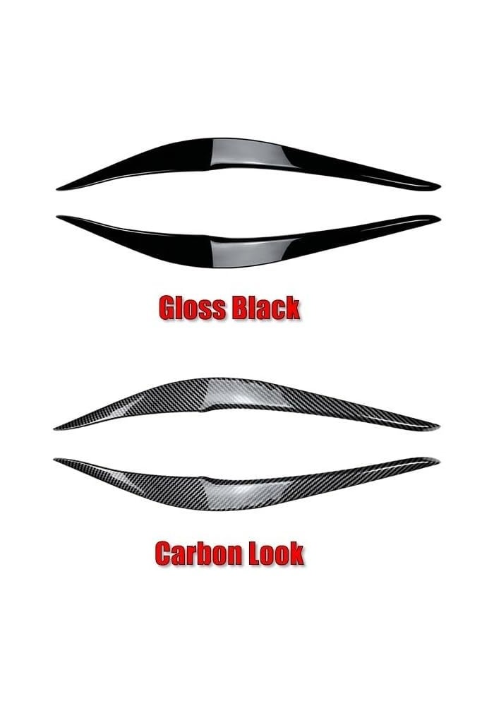 QASULER Car Headlight Eyebrow Eyelids Trim for BMW - Image 3