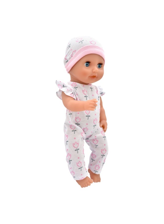 dolls world Baby Tinkles 15 inch Drink & With et Doll Sleeping Eyes Deluxe Outfit from Peterkin gift for kids of Age above 18 months  - Image 4