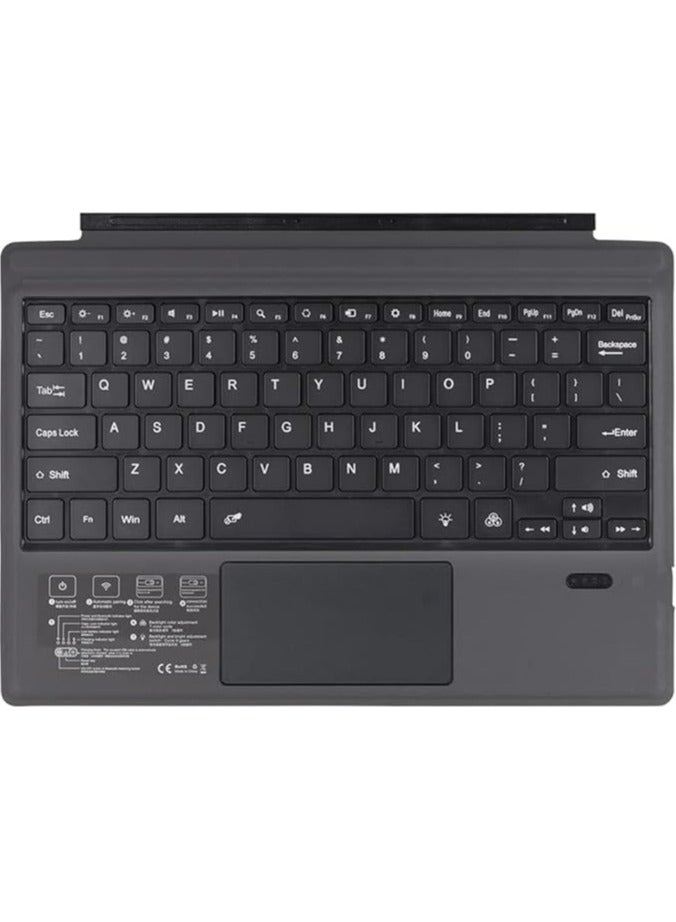 جرين تايجر لوحة مفاتيح لاسلكية محمولة رفيعة للغاية على رف الكتب مع لوحة لمس كبيرة الحجم متوافقة مع Surface PRO 3/4/5/6/7 - Image 1