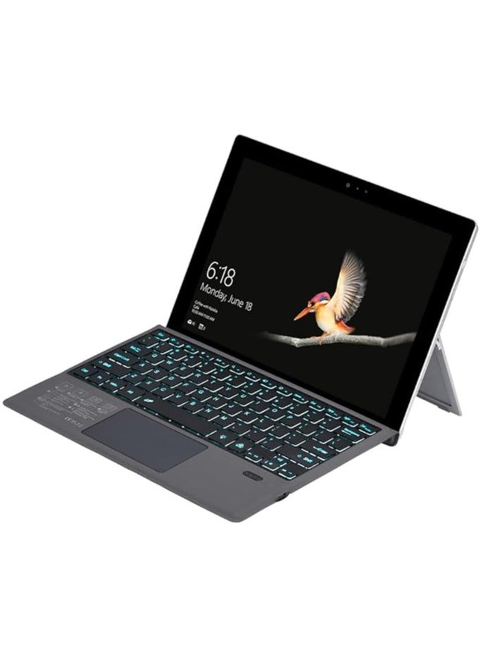 جرين تايجر لوحة مفاتيح لاسلكية محمولة رفيعة للغاية على رف الكتب مع لوحة لمس كبيرة الحجم متوافقة مع Surface PRO 3/4/5/6/7 - Image 2