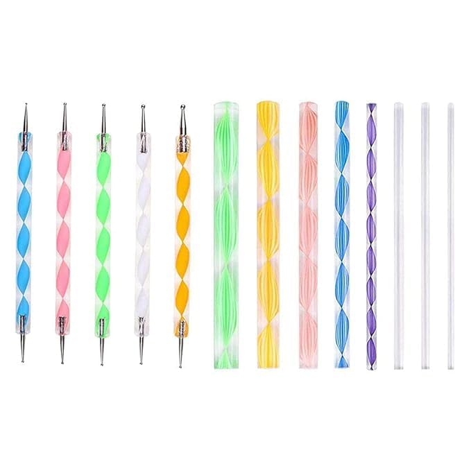 PEACORA PEACORA 13 Pcs Dotting Tools for Painting Mandalas for Painting Rocks Crafting Drafting and Drafting Art Supplies Dotting Tools 8 Pcs Mandal Tool 5 Pcs Dotting Tool 