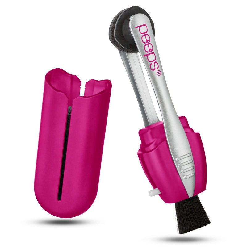 CarbonKlean Peeps Eyeglass Lens Cleaner Efficient and Durable Carbon Microfiber Technology Exclusively Used by NASA 500 Uses Soft Touch Pink