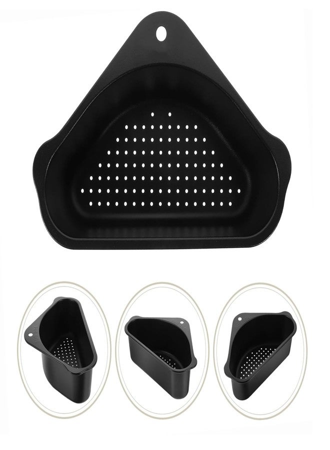JRM Multifunctional Plastic Drain Shelf Sink Storage Rack for Kitchen, Bathroom, Soap Box Organizer (Black, 1pc) - Image 5