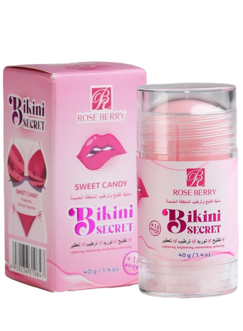 روز بيري مجموعة بكيني سيكرت للمنطقة الحميمة – زبدة ترطيب وتفتيح + غسول لطيف + ستيك ترطيب وتفتيح + غسول رغوي - Image 4