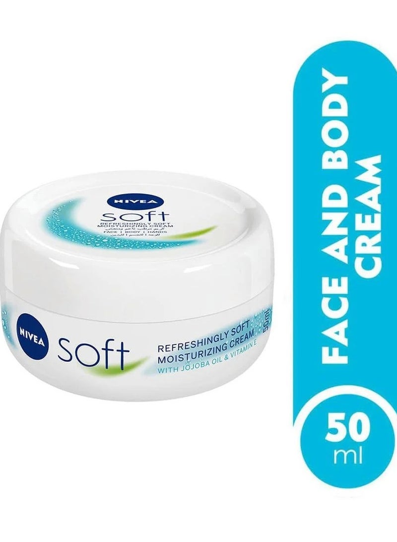 Nivea 4 piecec of Soft Refreshing And Moisturizing Cream 50 ml - Image 5