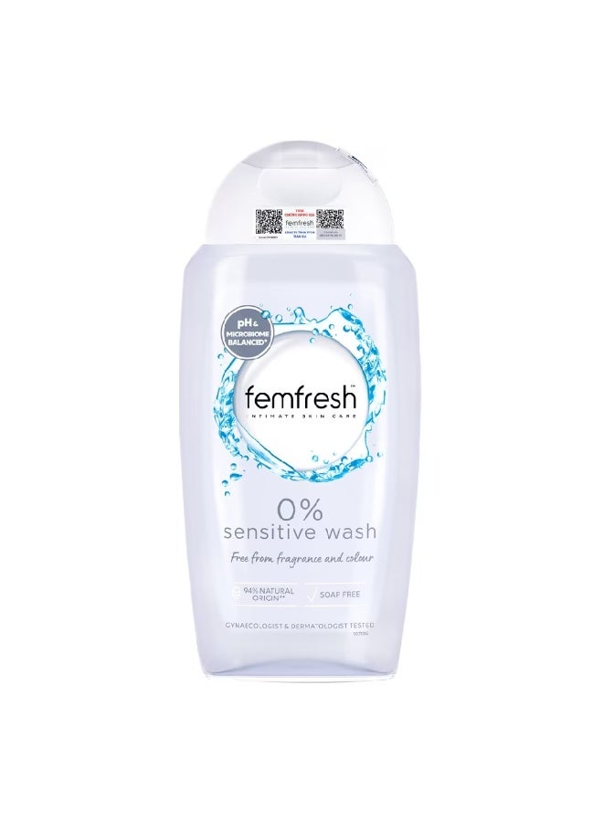 femfresh 0% Sensitive Intimate Wash 250ml