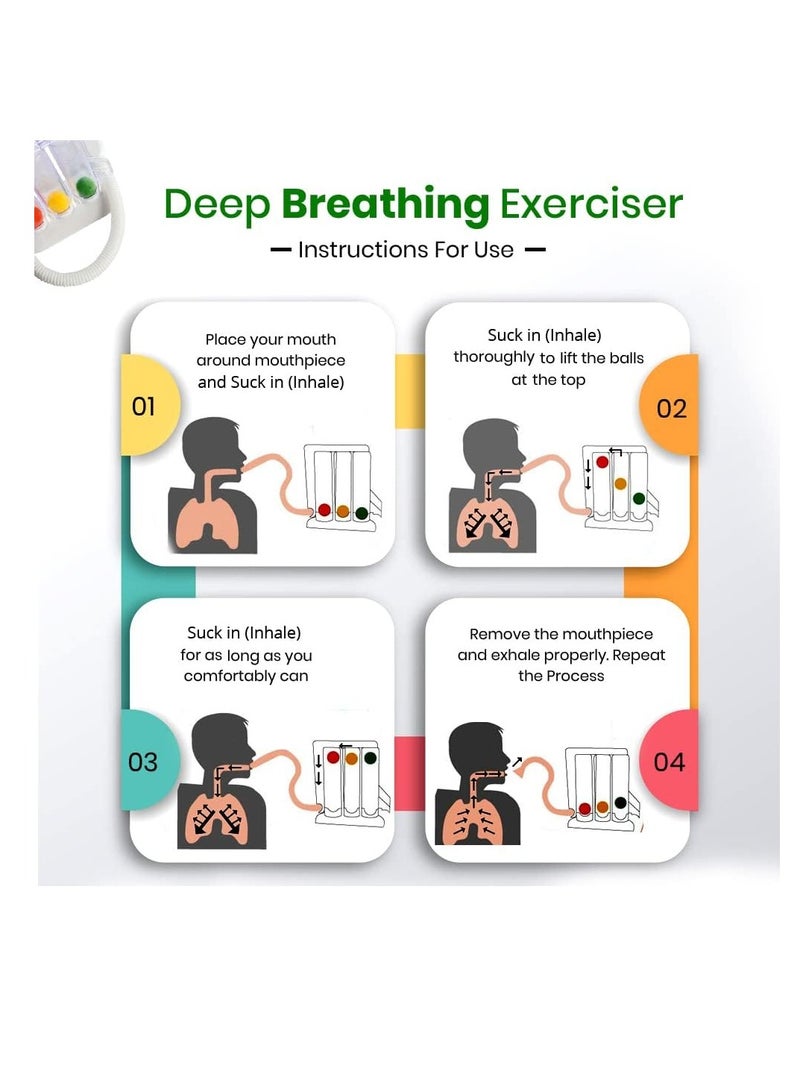 SoulGenie Health And Yoga(TM) Deep Breathing Exerciser Breath Exercise Measurement System - Image 3