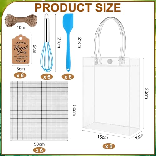 Beupy 30 Pcs Baby Shower Prizes for Game Winner Baby Shower Games Guest Gifts Silicone Whisk Spatula Gift Bag Kitchen Towel for Wedding Bridal Shower Favors - Image 2